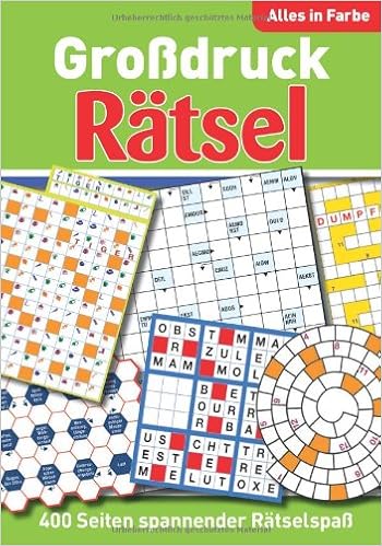 Grossdruck Ratsel Spannender Ratselspass Fur Jeden Tag Alles In Farbe Amazon De Bucher