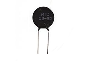 HUABAN 10 Pieces NTC 5D-20 5 Ohm MF72 Power Direct Heat Type Negative Temperature Coefficient Thermistor 20%