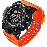 FANMIS Mens Military Multifunction Digital LED Watch Electronic Waterproof Alarm Quartz Sports Watch