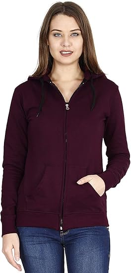 girls maroon hoodie