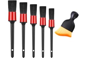 Fitosy Car Detailing Brushes Duster Cleaning Kits, Soft Hair Dashboard Air Vent Crevice Dusting Detail Cleaner Interior Accessories Tools for Car Decoration,Automotive,Truck,SUV,RV