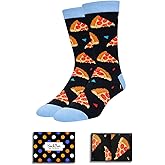 Food Drink Gifts for Men - Pizza Taco Beer Socks, Taco Pizza Gifts for Teens
