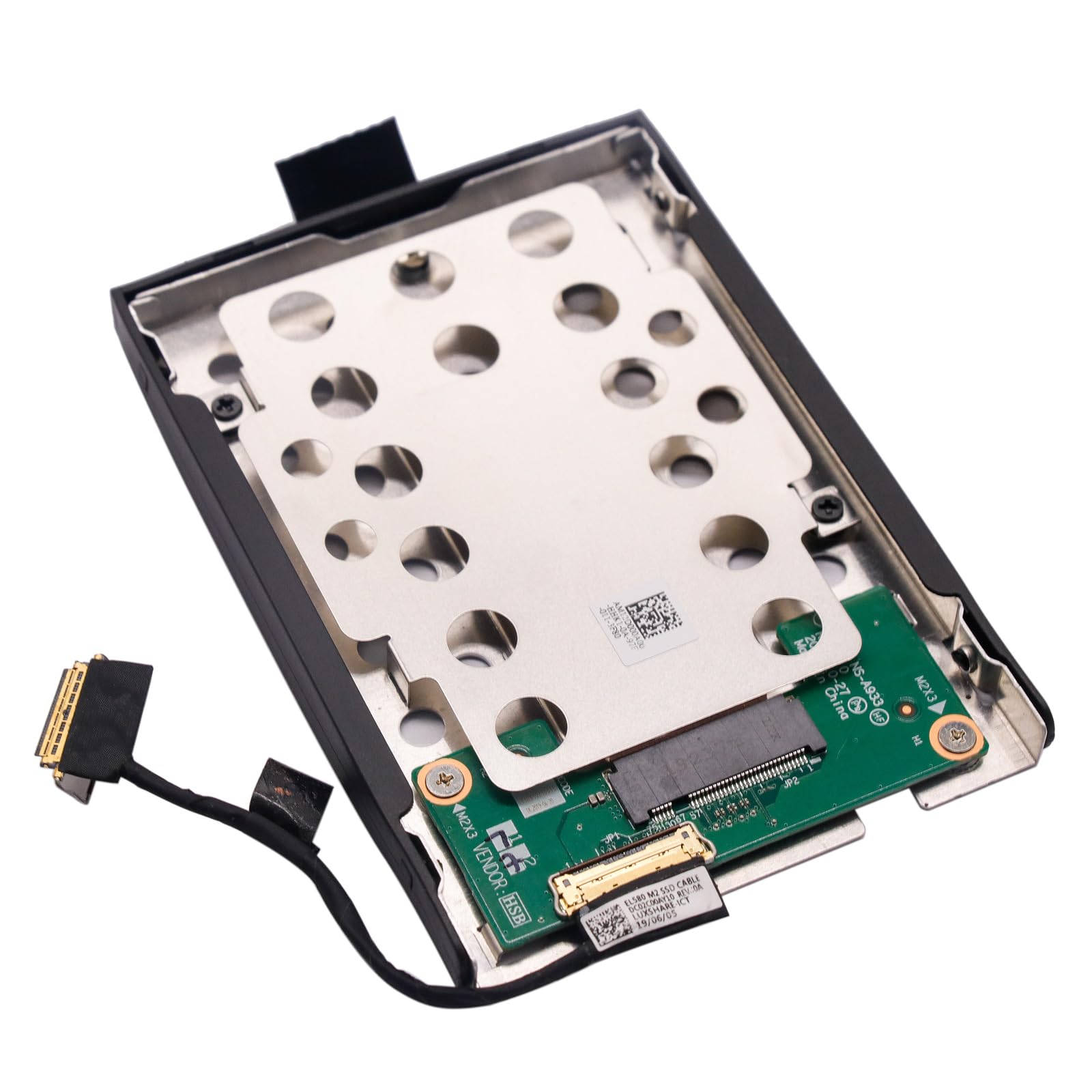 Photo 1 of New NVMe PCIe M.2 2280 SSD Upgrade Adapter Board Bracket Cable Replacement for Lenovo Thinkpad L580 L590 M.2 NVME DC02C00AY10