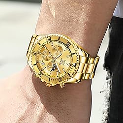 OLEVS Watches for Men Business Dress Big Face
