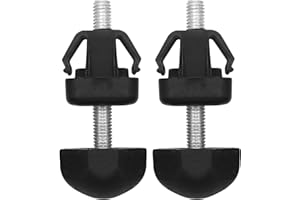 Saihisday 2 Set Hood Bumper Set Hood Adjustment Stopper Replacement for Ford Super Duty Explorer Bronco