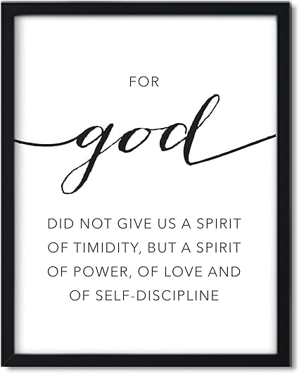 spirit of timidity bible verse