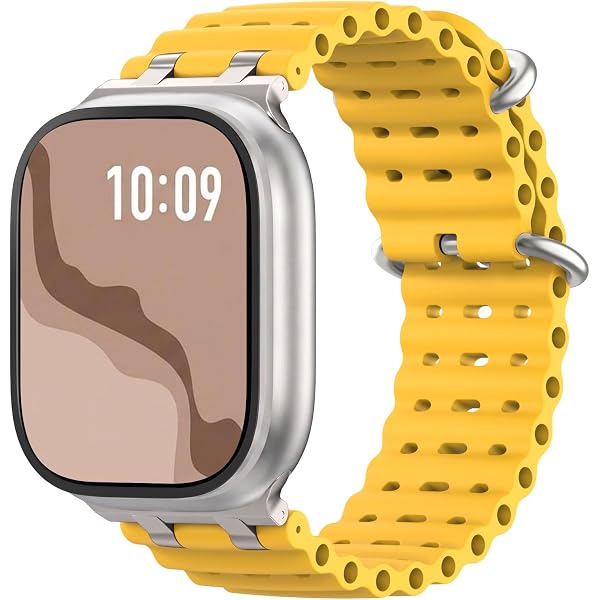 Amazon.com: Apple Watch Band - Ocean Band (49mm) - Yellow