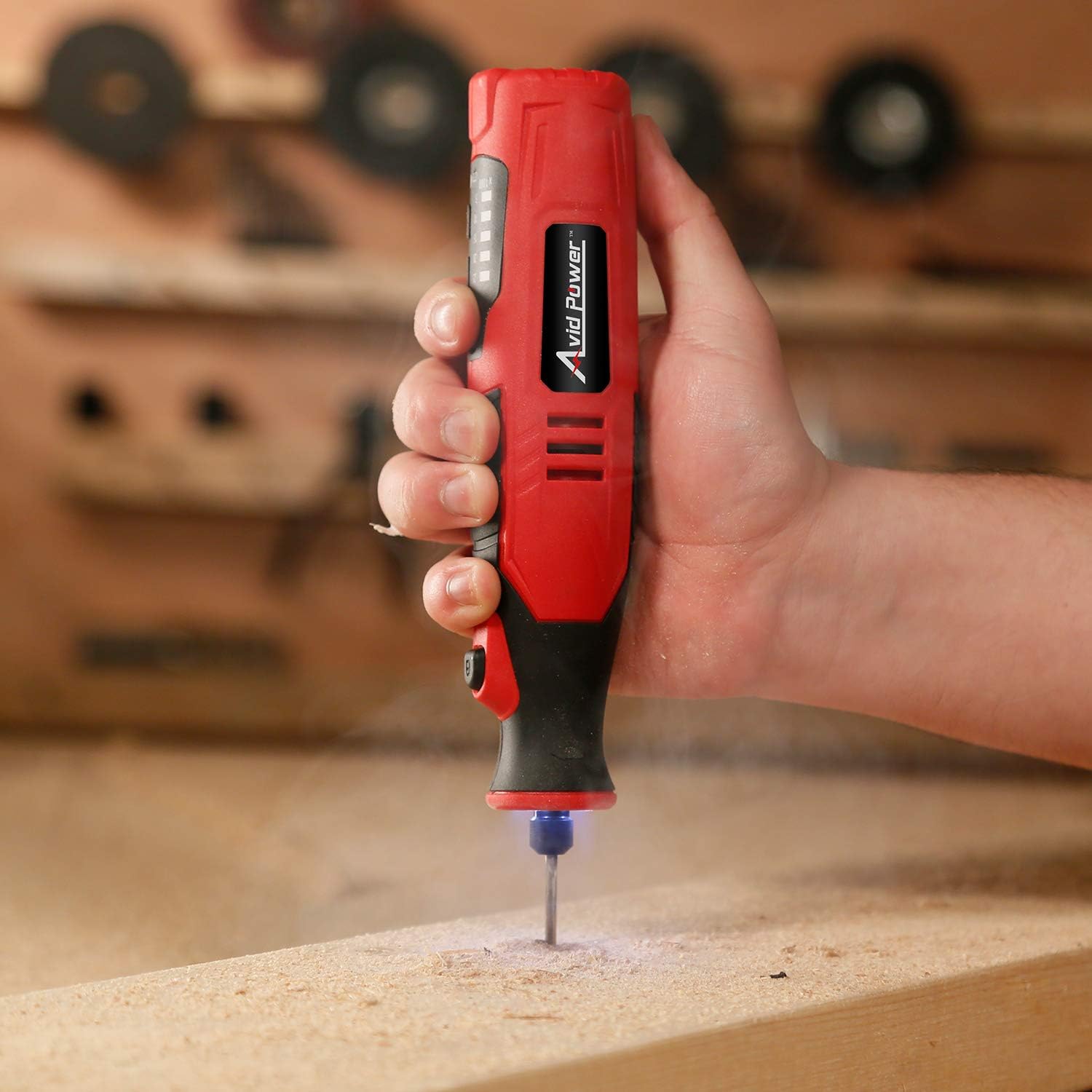 Avid Power Cordless Rotary Tool 8V Liion with 2.0 Ah Battery, 5Speed, 4 Front 693495980034 eBay