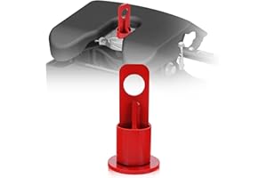 TNCZHYLX 5th Wheel Lifting Hook Wheel Hitch Trailer 5th Wheel Lifting Bracket Replace #6100, Weight Capacity of 500 Lbs - Great for Trucks and Trailers, Easy to Install (Red)