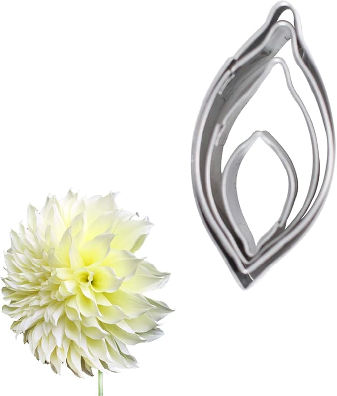 Amazon クッキー抜き型 ステンレス製 抜き型 クッキーカッター 製菓グッズ クッキー型 野菜抜き型 手作り 抜き型 ステンレス クッキーカッター 製菓 キッチン ダリア花びら 4pcs 飴 チョコレート型 オンライン通販