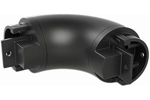 90-Degree Corner Bend, Fixed Angle, Satin Black Finish, for Promenaid Handrail System Only