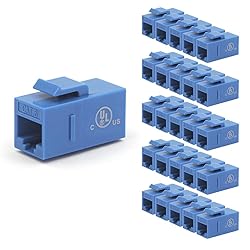 VCE UL Listed 25-Pack RJ45 CAT6 Keystone Coupler