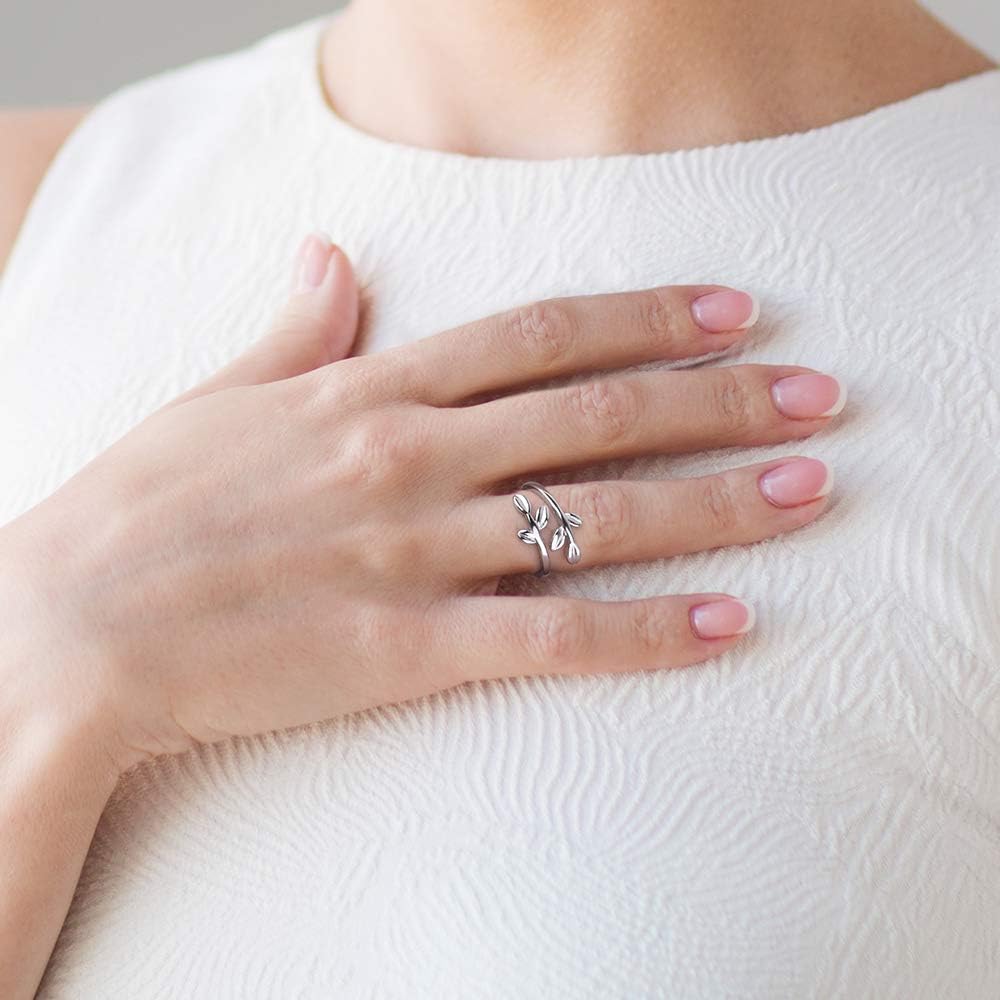TUPARKA 9Pcs Silver Adjustable Rings Set Knot Adjustable Finger Ring Joint Ring Toe Ring Beach Jewelry Gifts for Women Girls - Image 4