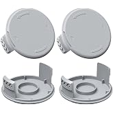 YWTESCH 4 Pack AC14HCA Replacement Parts Spool Cap for Ryobi Weed Wacker | String Trimmer Refill Parts Cap Covers for Ryobi One+ 18V, 24V, 40V Cordless Trimmers, Weed Wacker String Head Replacement