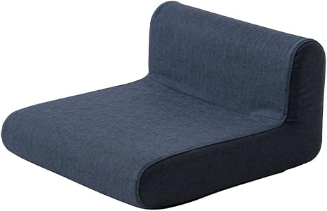 Amazon とこざいす コンパクト 座いす 座イス 座椅子 座布団 チェア フロアチェア シンプル おしゃれ 北欧 インディゴ 座椅子 オンライン通販