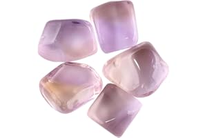 InfinityGemsArt Pack of 5, Raw Ametrine Quartz Rough Stone, Wholesale Pack, Raw Crystals for Jewelry Making Supply, Rock Gemstones Crystals, Birthstones, Wire Wrapping