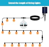 Dalugo 10M IP65 Waterproof Outdoor Festoon Lights Extension Lead Wire 2 Pin view 3