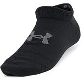 Under Armour Boys' Youth Essential No Show Socks (6-Pairs)