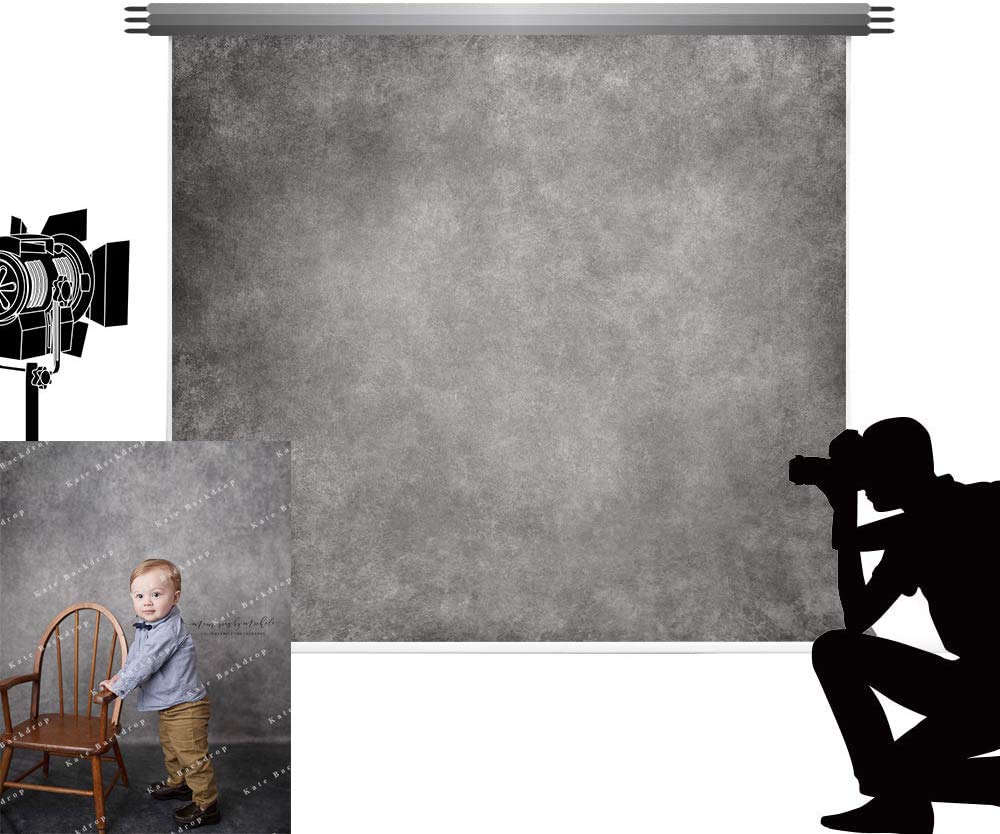 Kate Backdrops 2.2x1.5m Dark Grey Texture Photography Backdrop Abstract Microfiber Grey Photo Backdrops Portrait Backgrounds for Studio Video Shooting