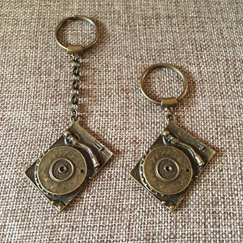 Bronze Turntable Keychain Zipper Pull