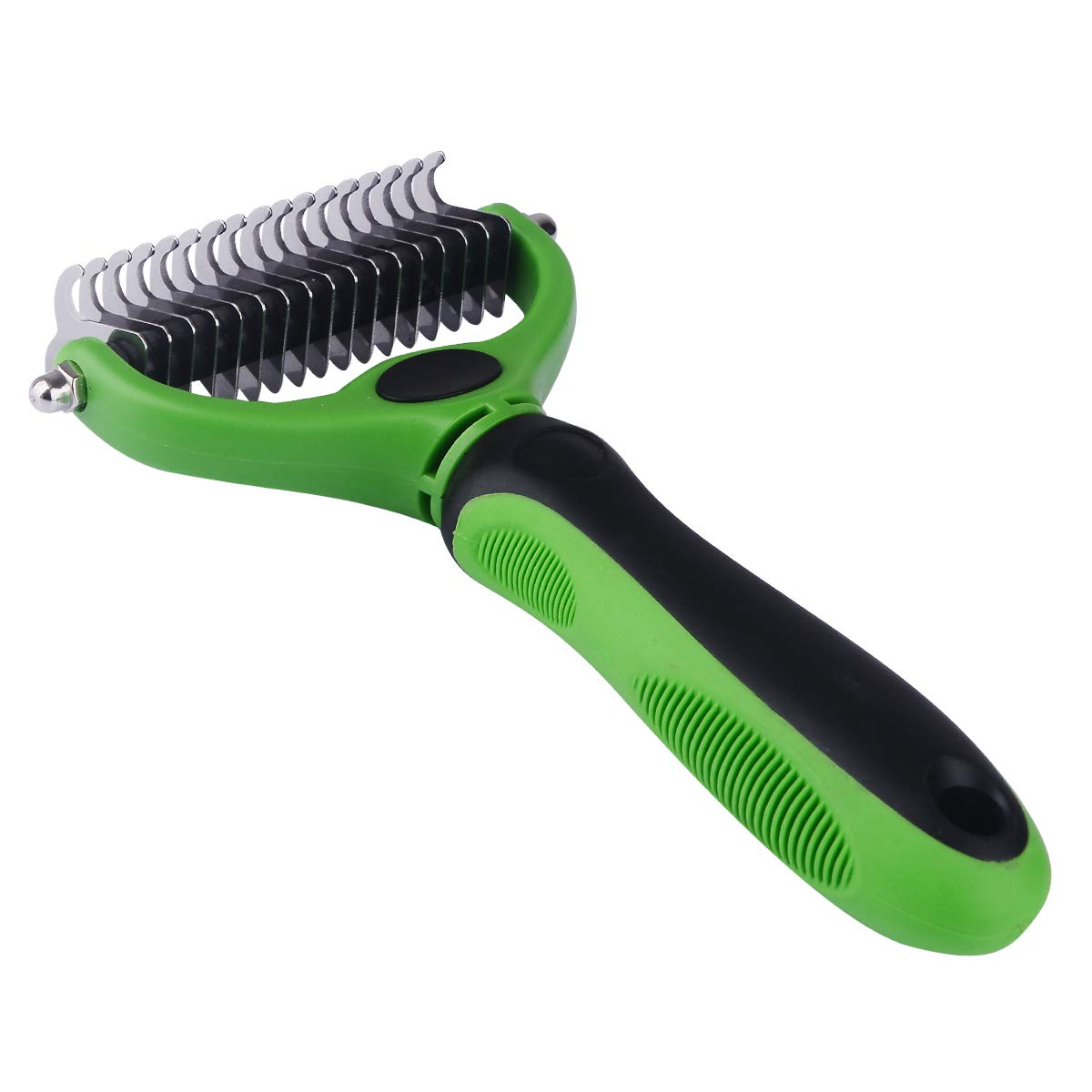 WLWQ Best Dematting Tool for Dogs - Dog Grooming Comb for Undercoat Removal