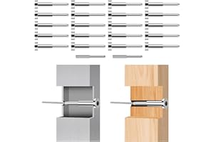 Gyykzz 20 Pack Invisible Cable Railing Kit, Marine Grade T316 Swage Tensioner and Terminal Hidden for Cable Railing, 1/8" Cab