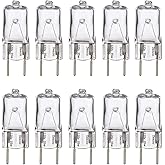 Deezio Xenon G8 35w 120v Bulb 120V T4 Light Bulbs 190Lumen G8 Base 120 Volt JCD Type, Pack of 10