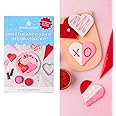 Sweets Indeed, Valentines Day Decorating Kit, 3 sprinkle bags, 1 icing pack, 3 piping bags, 2 cookie cutters, 2 food color tubes, Perfect for baking and cookie decoarting, 9.71 ounces(Vday Decorating Kit)