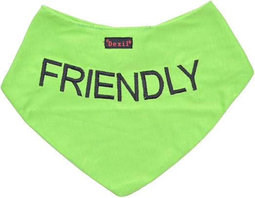 friendly dog bandana