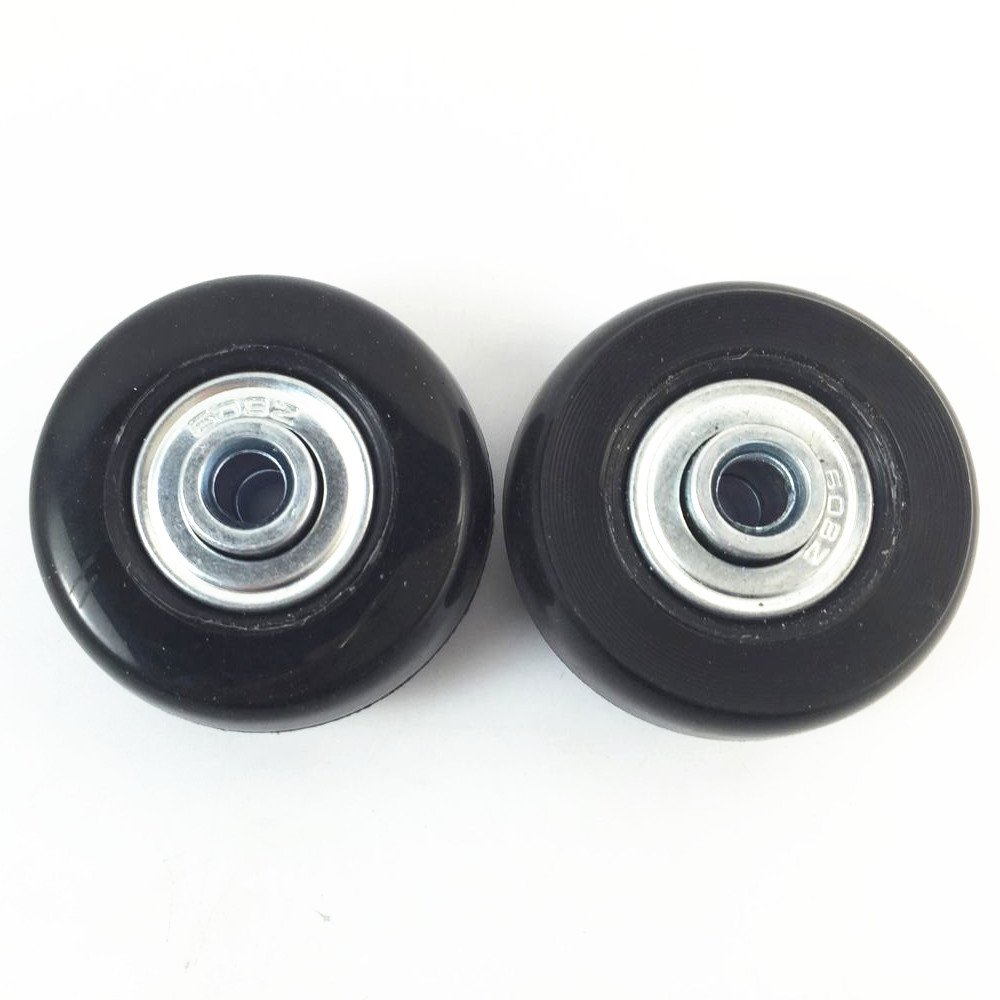 2 Set Luggage Suitcase Replacement Wheels Axles and Wrench Repair Set OD 43mm