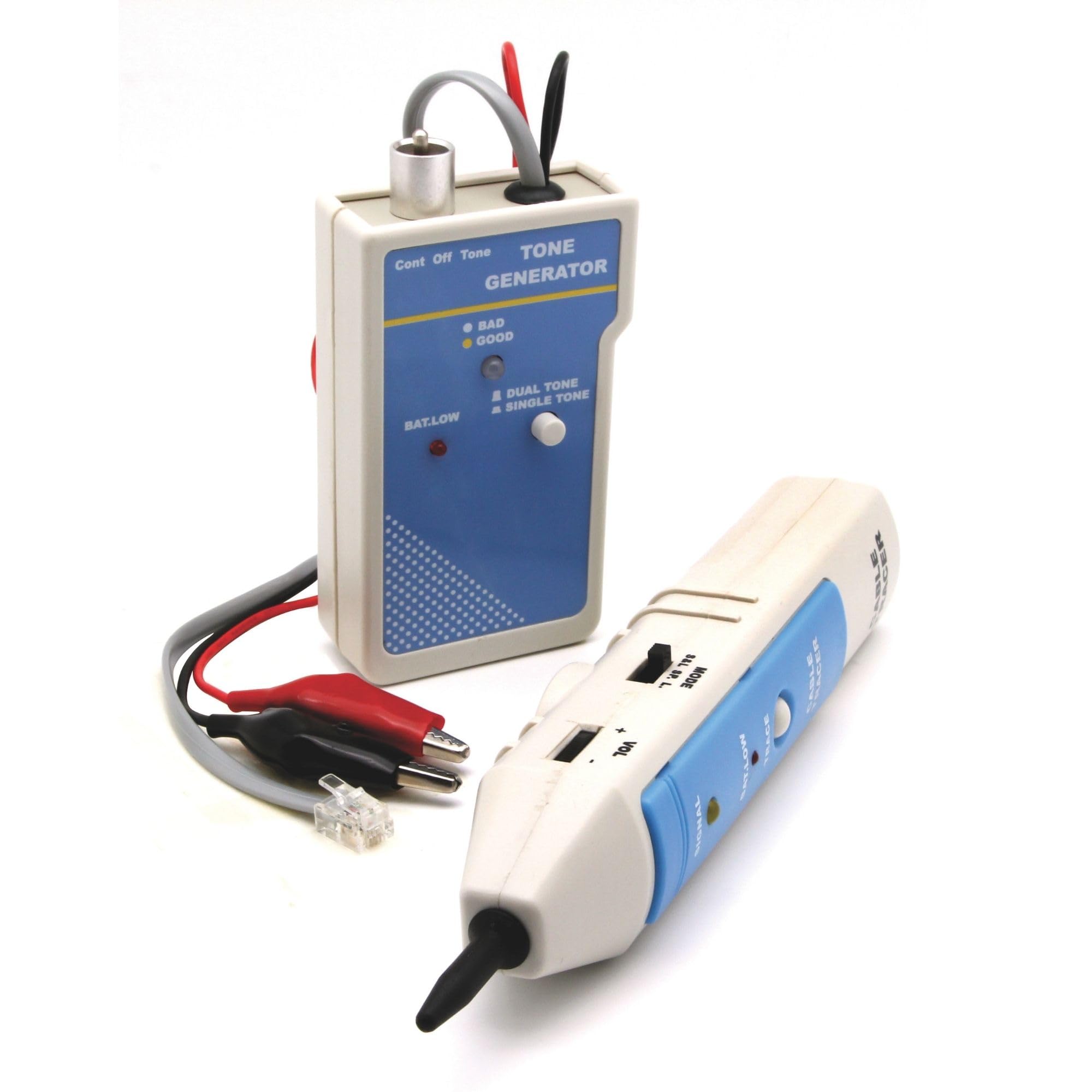 Velleman VTTEST11 Multicolored Cable Tracker with Tone Generator, 240V