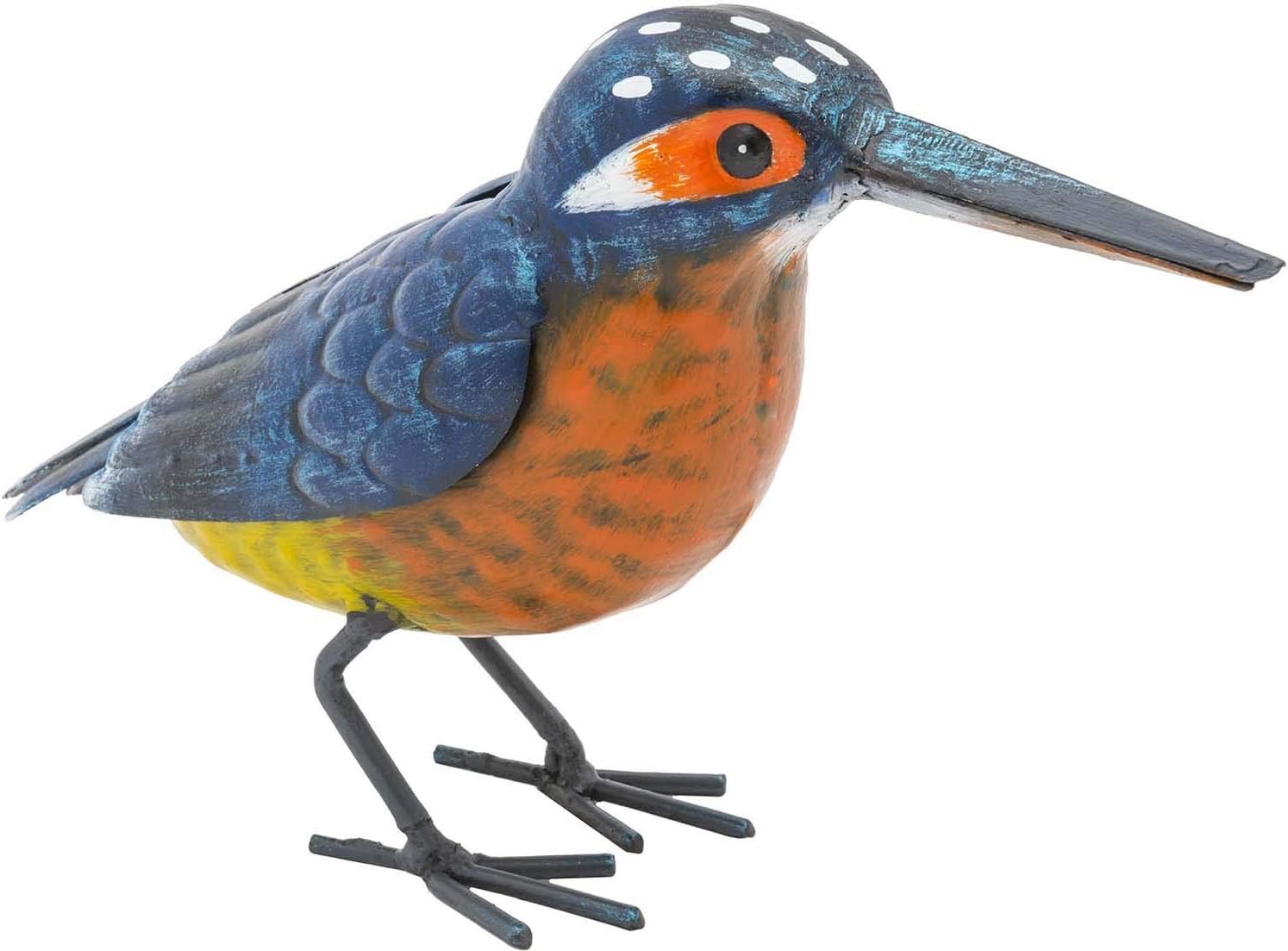 Fountasia British Birds Kingfisher Metal Garden Ornament
