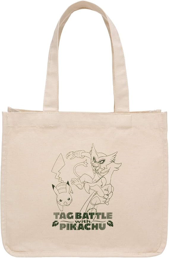 ポケモンセンターオリジナル トートバッグ Battle With Pikachu アニメ 萌えグッズ 通販 Amazon