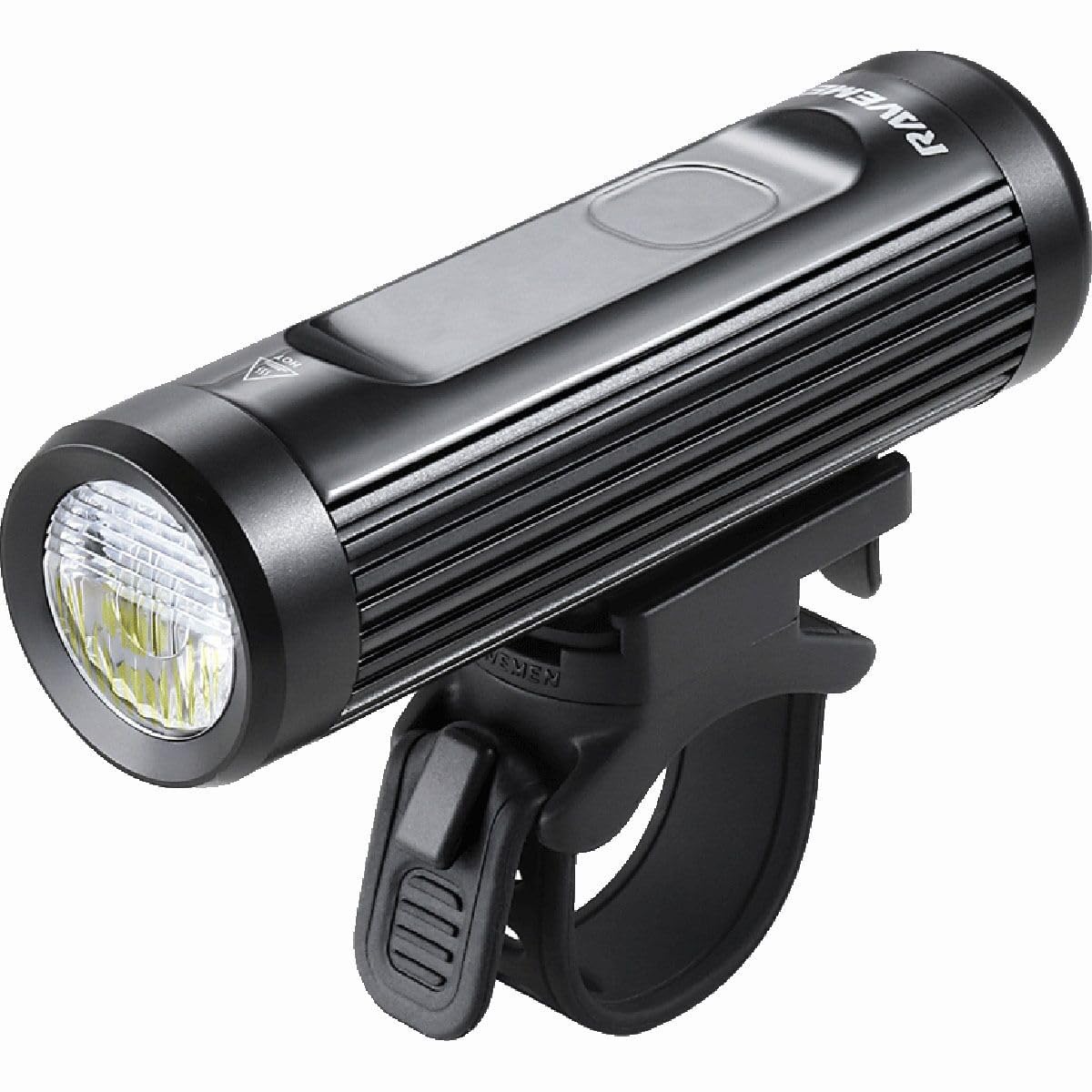 Ravemen Unisex Adult CR900 900 Lumens Front Bike Light. Usb Rechargeable Dualens - Black, One Size