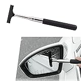 Jewkot 1 PC Car Rearview Mirror Wiper, Telescopic