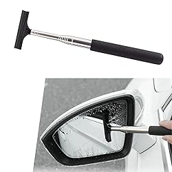 Jewkot 1 PC Car Rearview Mirror Wiper, Telescopic