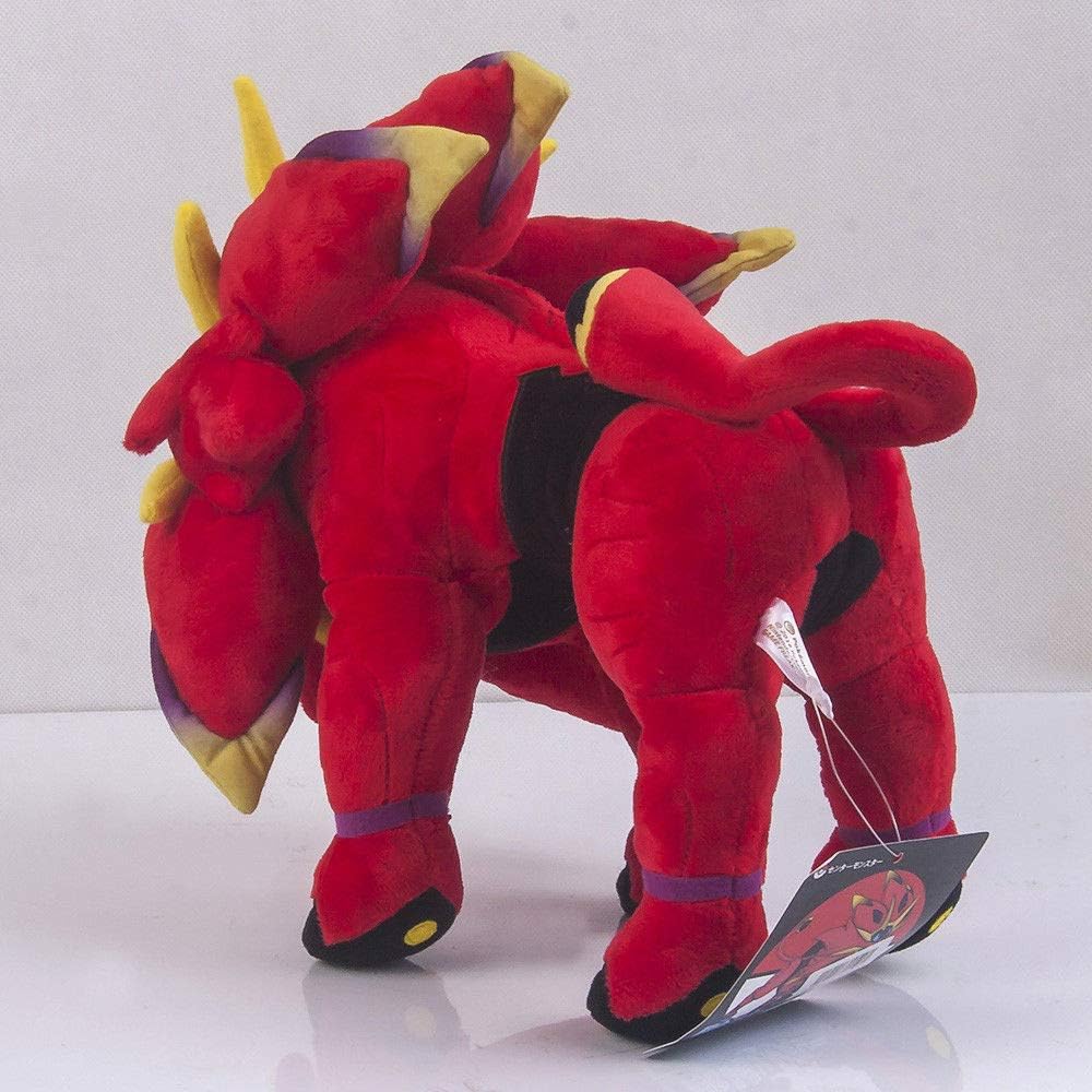 Amazon D Khaleesi アローラ ソルガレオ レッド フィギュア 動物 おもちゃ 太陽と月 ぬいぐるみ 10インチ コレクタブル クリスマスギフト ぬいぐるみ おもちゃ