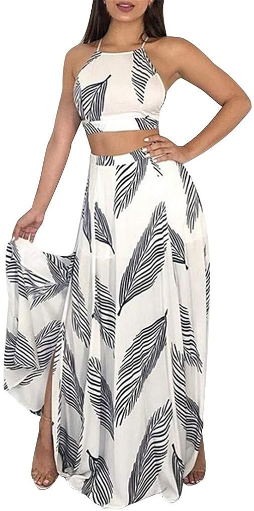 long skirt with crop top casual