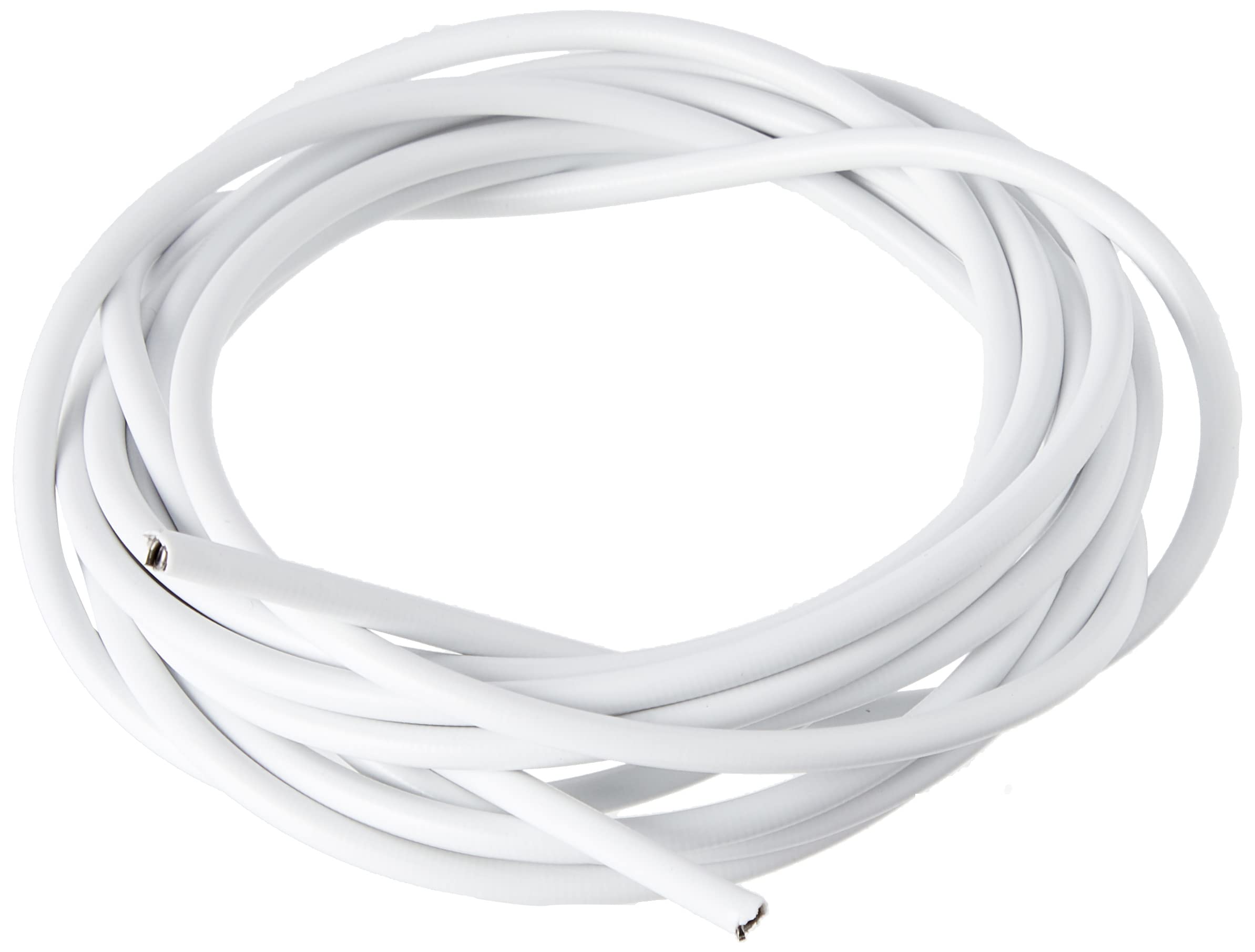 Merriway BH03876 Plastic Coated Curtain Wire with 2 Each Hooks and Eyes, 300 cm (120 inch)