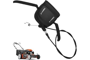 LEAFLEX 589818808 Control Cable for Husqvarna HU700H HU700L HU725AWD HU725BBC HU800AWD, Also Compatible with Poulan Weed-Eater Mower, Replacement Traction Cable Strap 581950505 501408102 581950501