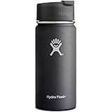 Hydro Flask Vacuum Insulated Stainless Steel Water Bottle, Wide Mouth w/Hydro Flip Cap
