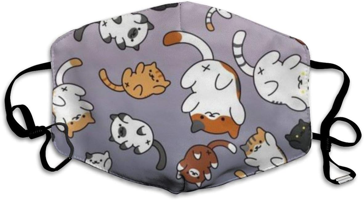 Medical Face Mask, Cancer Mask Surgical Mask Reusable Flu Masks Germ Face Mask Breathable Allergy Mask for for Kids Teens Men Women -Funny Kitten Cats