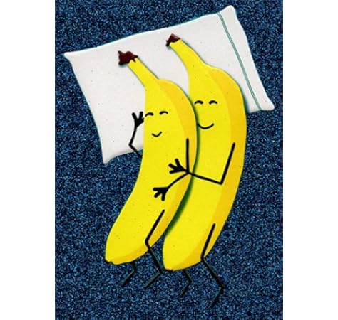 Amazon Com Two Bananas Snuggling Avanti Apress Anniversary Card Office Products