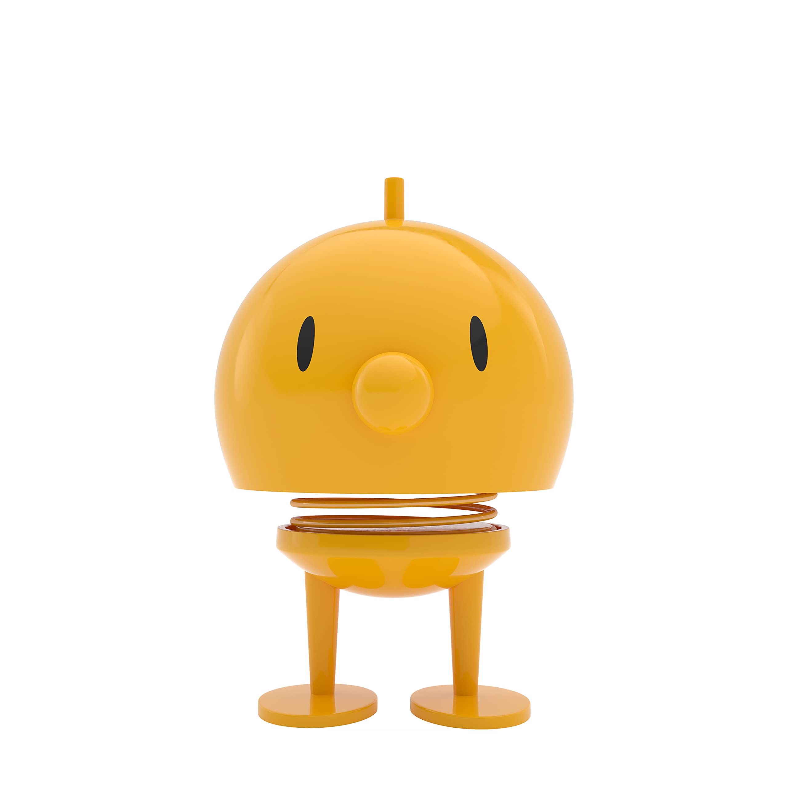 Hoptimist Bumble, Bobble Figure Decoration, Scandinavian, Decorative Living Room, Desk Decoration, Office Gadgets, Great Small Gifts, 10 x 10 x 15 cm, Large, Yellow