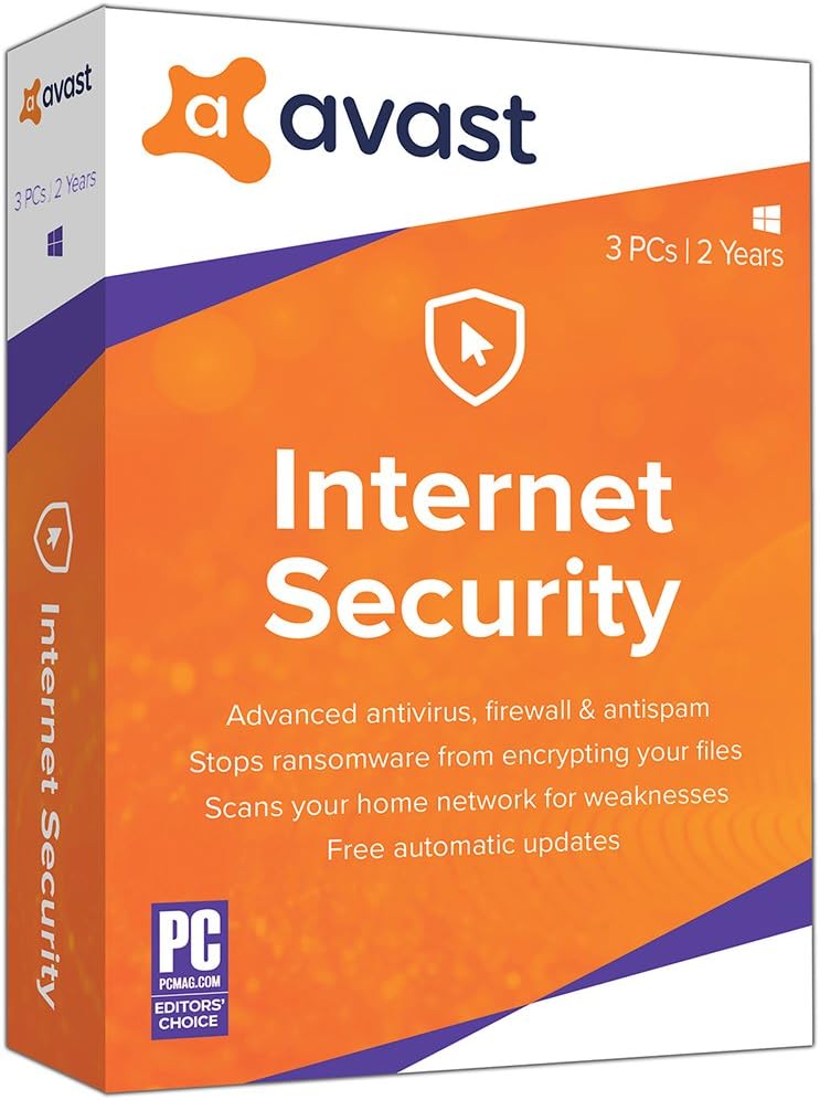 Avast Internet Security 2019, 3 PCs 2 Year [Key Code]