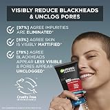 Garnier Pure Active 3in1 Charcoal Anti-Blackhead Mask Wash Scrub 150ml view 3