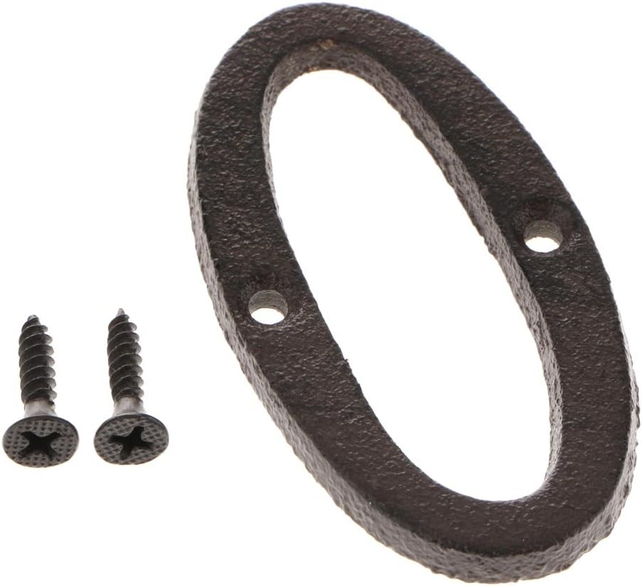 Eisenwaren Nummer 0 Homyl Retro Gusseisen Zahlen Nummer Ziffern DIY