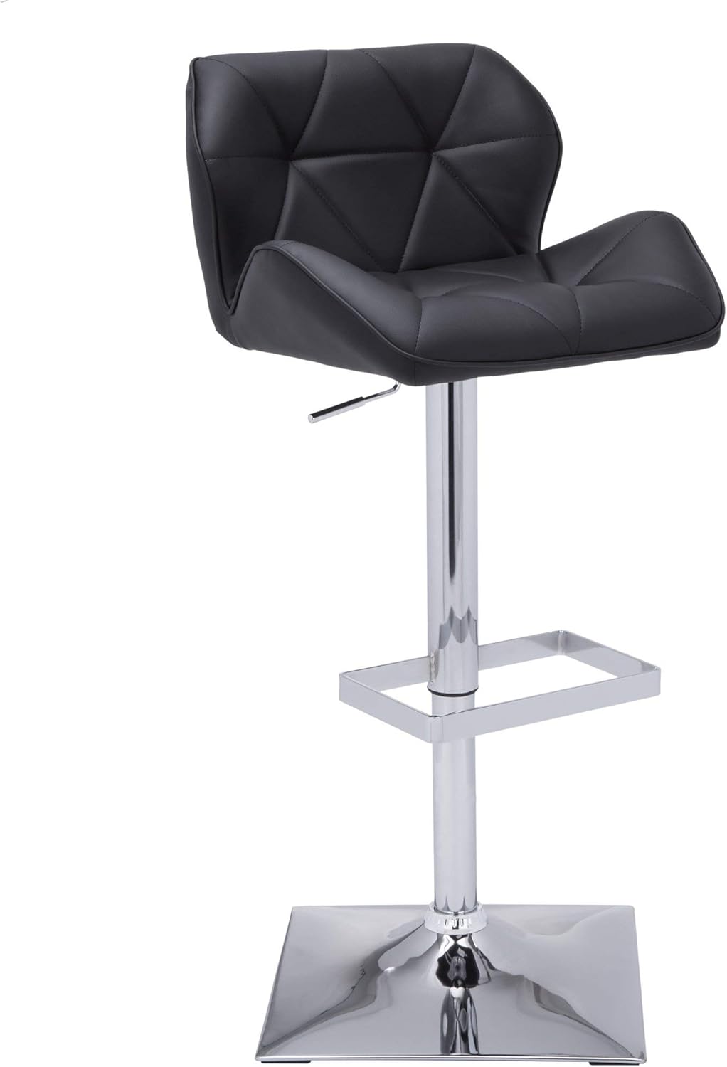 black base adjustable bar stool on Amazon Com Sunpan Modern Boulton Adjustable Barstool Onyx Furniture Decor