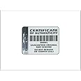 Holomarks 500 pcs Certificate of Authenticity Labels Security Stickers with Hologram Stripe 1.26 x 0.94 inch