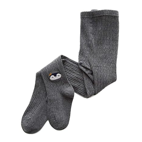 Zerama Kind-Mädchen-Herbst-Winter-Cartoon Stickerei Strumpfhosen Baumwolle mit Zopfmuster Strumpfhosen Leggings Strumpfhose S